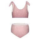 Girls Tankini Swimsuit Bathing Suit Two Piece Bikini Summer Beach Swimwear with Adjustable Strap 3-12 Years Solid Color