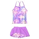 Girls Tankini Swimsuit Bathing Suits Summer Beach Swimwear Size 4-12