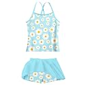 Girls Tankini Swimsuit Bathing Suits Summer Beach Swimwear Size 4-12