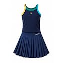 Girls Tennis Dress, 2-Piece Outfit Sleeveless Top and Pleated Skirt