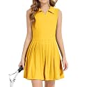Girls Tennis Dress - Athletic Golf Outfit for Girls, Summer Workout Active Dress with Shorts Pockets