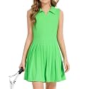 Girls Tennis Dress - Athletic Golf Outfit for Girls, Summer Workout Active Dress with Shorts Pockets