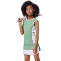 Girls Tennis Golf Dress Outfit Sleeveless Tank Top and Skorts Sets Sport Skirt with Shorts Pockets 3-12Y