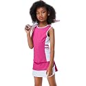 Girls Tennis Golf Dress Outfit Sleeveless Tank Top and Skorts Sets Sport Skirt with Shorts Pockets 3-12Y