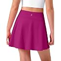 Girls Tennis Skirt with Pockets Pleated Athletic Skort Kids Golf Running School Uniform 2-in-1 Skirts Size 5-15Y