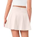 Girls Tennis Skirt with Pockets Pleated Athletic Skort Kids Golf Running School Uniform 2-in-1 Skirts Size 5-15Y