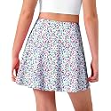 Girls Tennis Skirt with Pockets Pleated Athletic Skort Kids Golf Running School Uniform 2-in-1 Skirts Size 5-15Y