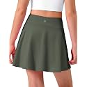 Girls Tennis Skirt with Pockets Pleated Athletic Skort Kids Golf Running School Uniform 2-in-1 Skirts Size 5-15Y