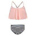 Girls Two Piece Swimsuits Bikini Bathing Suit for Kids Hawaiian Swimwear Set 3-16 Years