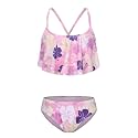 Girls Two Piece Swimsuits Bikini Bathing Suit for Kids Hawaiian Swimwear Set 3-16 Years