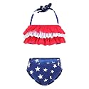 Girls Two Piece Swimsuits Bikini Bathing Suit for Kids Hawaiian Swimwear Set 3-16 Years