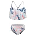 Girls Two Piece Swimsuits Bikini Bathing Suit for Kids Hawaiian Swimwear Set 3-16 Years