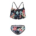 Girls Two Piece Swimsuits Bikini Bathing Suit for Kids Hawaiian Swimwear Set 3-16 Years
