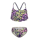 Girls Two Piece Swimsuits Bikini Bathing Suit for Kids Hawaiian Swimwear Set 3-16 Years