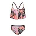Girls Two Piece Swimsuits Bikini Bathing Suit for Kids Hawaiian Swimwear Set 3-16 Years