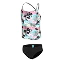 Girls Two Piece Tankini Swimsuits Rainbow Striped Bathing Suit Swim Suit
