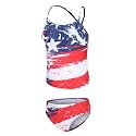 Girls Two Piece Tankini Swimsuits Rainbow Striped Bathing Suit Swim Suit