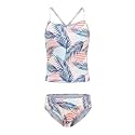 Girls Two Piece Tankini Swimsuits Tie Dye Bathing Suit Kids Hawaiian Swimwear Set 3-16 Years