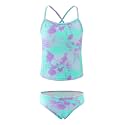 Girls Two Piece Tankini Swimsuits Tie Dye Bathing Suit Kids Hawaiian Swimwear Set 3-16 Years