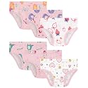 Girls Underwear 100% Cotton Panties, 6-Pack, Soft &amp; Tagless,18M-12Y