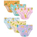 Girls Underwear 100% Cotton Panties, 6-Pack, Soft &amp; Tagless,18M-12Y