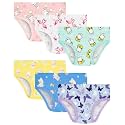 Girls Underwear 100% Cotton Panties, 6-Pack, Soft &amp; Tagless,18M-12Y