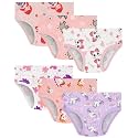 Girls Underwear 100% Cotton Panties, 6-Pack, Soft &amp; Tagless,18M-12Y