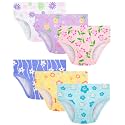 Girls Underwear 100% Cotton Panties, 6-Pack, Soft &amp; Tagless,18M-12Y