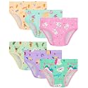 Girls Underwear 100% Cotton Panties, 6-Pack, Soft &amp; Tagless,18M-12Y