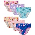 Girls Underwear 100% Cotton Panties, 6-Pack, Soft &amp; Tagless,18M-12Y