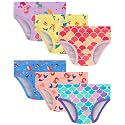 Girls Underwear 100% Cotton Panties, 6-Pack, Soft &amp; Tagless,18M-12Y