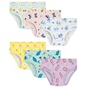 Girls Underwear 100% Cotton Panties, 6-Pack, Soft &amp; Tagless,18M-12Y