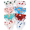Girls Underwear, Soft Cotton Tagless Breathable Panties, 8-Pack, 18M-12Y