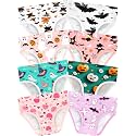 Girls Underwear, Soft Cotton Tagless Breathable Panties, 8-Pack, 18M-12Y
