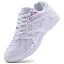 Girls White Cheerleading Shoes Lightweight Competition Tennis Shoes Women Hip Hop Gymnastics Dance Sneakers
