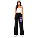 Girls Wide Leg Casual Pant with Graphic