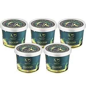 girorganic sugarcane organic jaggery powder no preservative unrefined100 natural pack of 5