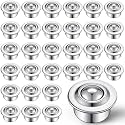 Gisafai 40 Pcs 5/8" Ball Transfer Bearing Roller Carbon Steel 360° 44lbs