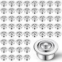 Gisafai 80 Pcs 5/8" Ball Transfer Bearing Roller Carbon Steel 360° 44lbs