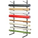 Gisafai 9/17 Tier Wall Mount Blueprint Storage Rack Hanging Vinyl File Roll Poster Display Rack Vertical Art Print Blueprint Holder for Plan Organization(44 x 21 x 11 Inches)