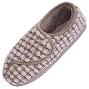 Git-up Women Soft wide Slippers Memory Foam Closed Toed Diabetic Arthritis Edema House Slippers