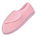 Git-up Women Soft wide Slippers Memory Foam Closed Toed Diabetic Arthritis Edema House Slippers