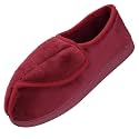 Git-up Women Soft wide Slippers Memory Foam Closed Toed Diabetic Arthritis Edema House Slippers