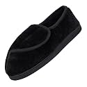 Git-up Women Soft wide Slippers Memory Foam Closed Toed Diabetic Arthritis Edema House Slippers