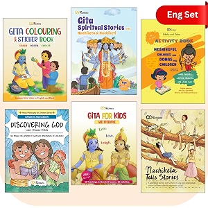 gita book set for children  50 stories 70 lessons from gita  pack of 6 books  gita story activity song amp colouring book  all in one pack