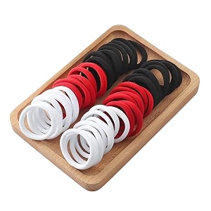 gitgrnth stretchable rubber hair band hair elastics ties no crease hair band thin headband ponytail elastic hair holder suitable for women men girls and boys