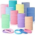 GITGRNTH Stretchable Rubber Hair Band, Hair Elastics Ties, No Crease Hair Band, Thin Headband, Ponytail Elastic Hair Holder Suitable for Women, Men, Girls and Boys