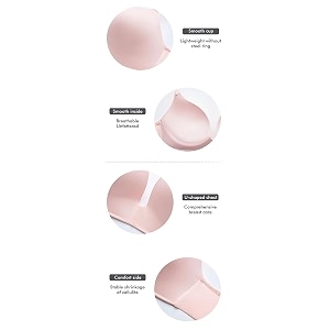 GITGRNTH Women Seamless Bra Panty Set for