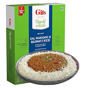 gits ready to eat dal makhni and basmati rice 375 grams