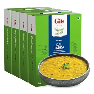 gits dal tadka ready to eat pure veg  4 x 300g 1200g pouch